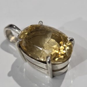 Colgante Citrino facetado