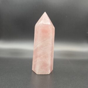 Punta Cuarzo Rosa natural