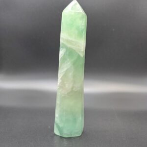 Punta pulida Fluorita natural