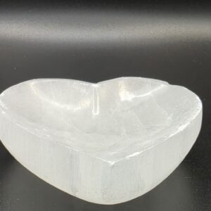 Cuenco selenita corazón