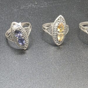 Anillo piedras naturales