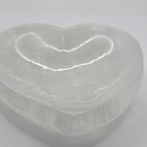 Cuenco selenita corazón