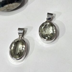 Colgante piedra Prasiolita