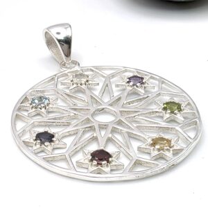 Colgante sol 7 chakras