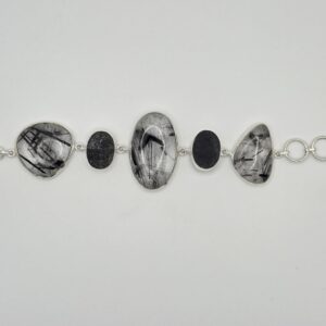 Pulsera cuarzo turmalinado