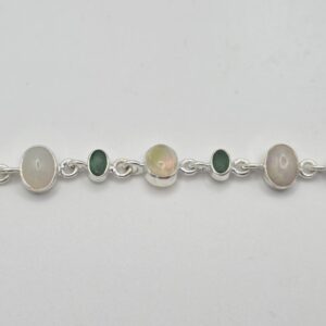 Pulsera Esmeralda y Ópalo