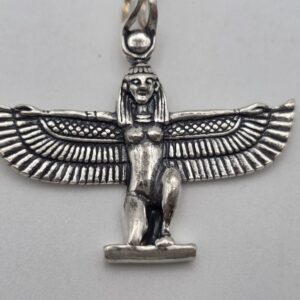 Colgante diosa iris plata vieja