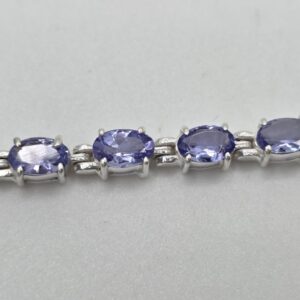 Pulsera de Tanzanita Facetada