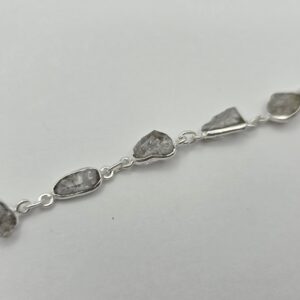 Pulsera de cristal Herkimer