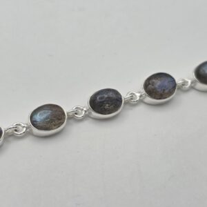 Pulsera de Labradorita en Plata