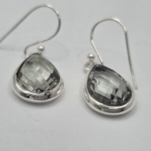 Pendientes de Prasiolita Facetados