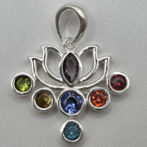 Colgante Flor de Loto con 7 Chakras