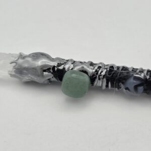 Varita cuarzo y aventurina natural