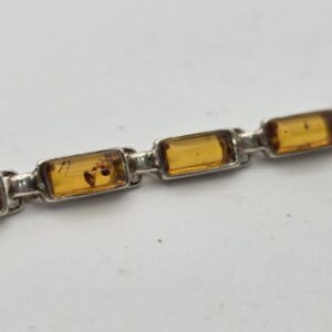 Pulsera Ámbar y Plata