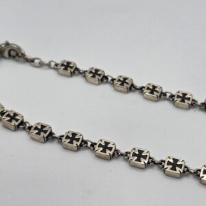 Gargantilla Cruz de San Juan Plata Maciza