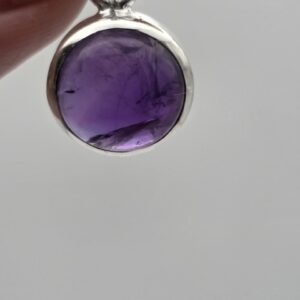 Pendientes Amatista en Plata