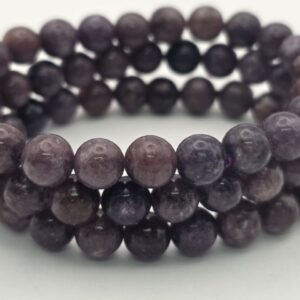 Pulsera Elástica de Lepidolita