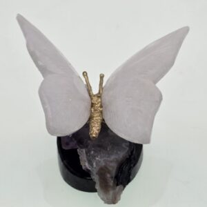 Mariposa de Cuarzo Blanco