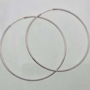 Pendientes de Plata en Forma de Aro