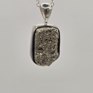 Pirita Chispa Perú + Cadena Plata 45cm