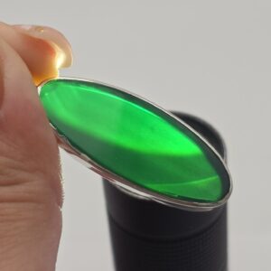 Colgante Ágata Verde Natural