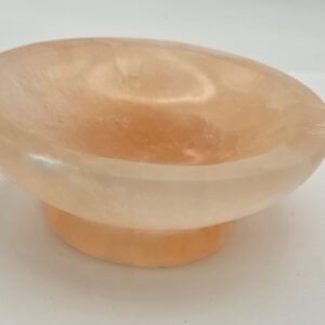 Cuenco de Selenita Naranja 12 cm